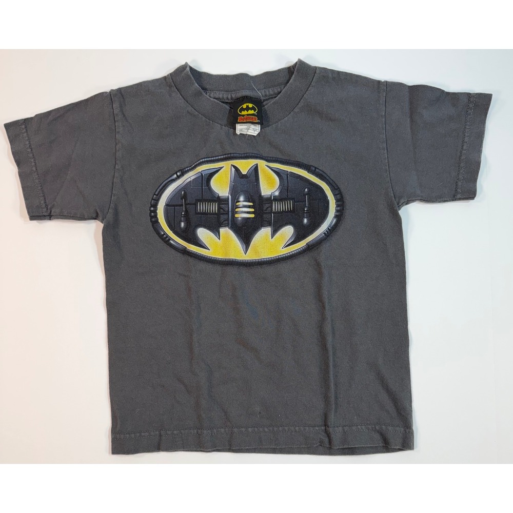 Batman DC Comics 2009 Alstyle Graphic T-Shirt Boys Small 4 Charcoal Grey Vintage